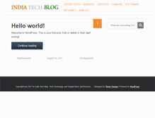 Tablet Screenshot of indiatechblog.com